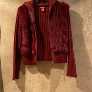 Rabbit fur jacket
